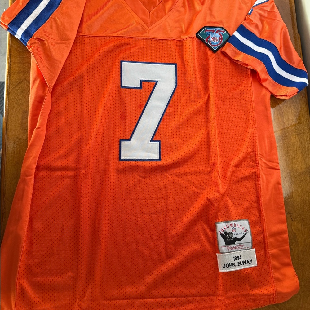 John Elway Denver Broncos Mitchell and Ness Throwback Jersey size 54 (XXL)